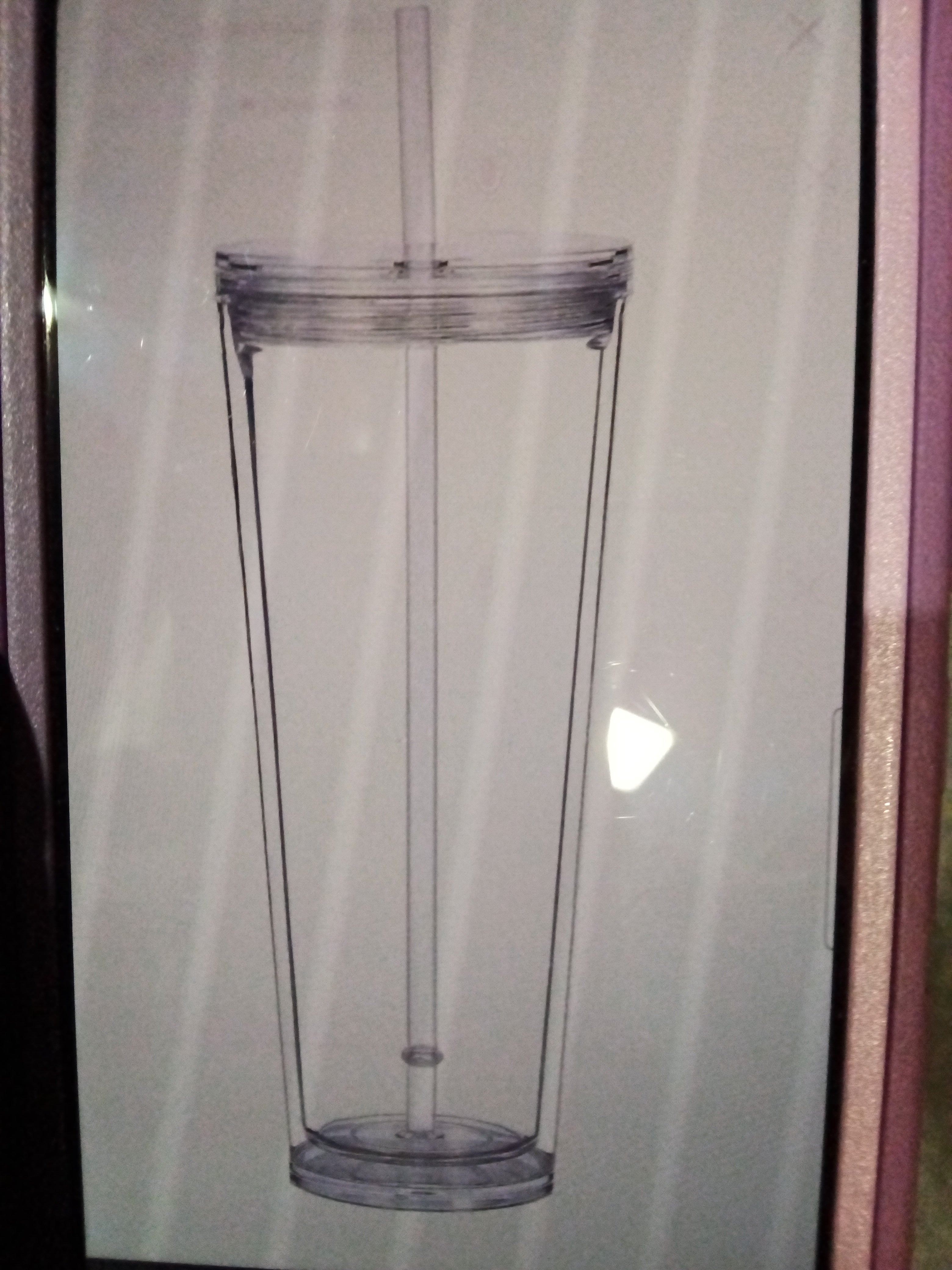 24 oz snow globe tumbler