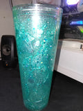 24 oz Turquoise lava cup